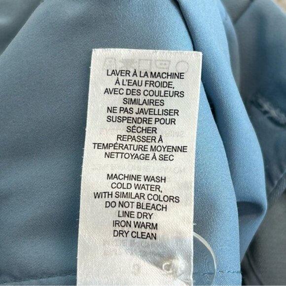 Dynamite Lina Full Length Slim Pants -Ashley Blue Sz 8 pronounced seams pockets - Picture 10 of 15